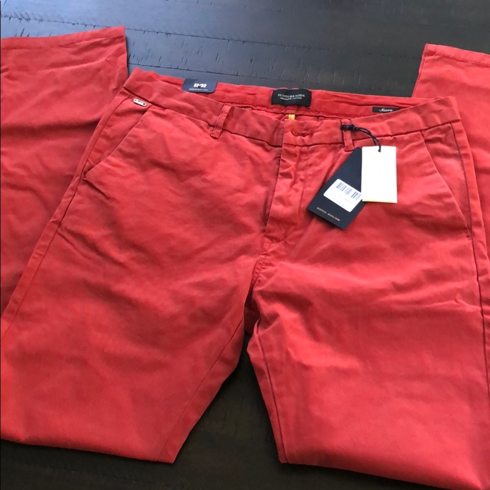 Scotch & Soda Stuart Red Chinos